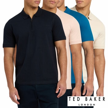 Ted Baker Men's Cyrile Zip Polo Shirt