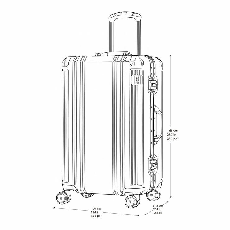 Swiss Military 63.5cm Medium Hardside Case Swiss Military 63.5cm Medium Hardside Case
