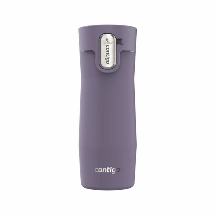 Contigo Thermal Mug 473ml, 2 Pack in Purple & Brown Contigo Thermal Mug 473ml, 2 Pack in Purple & Brown