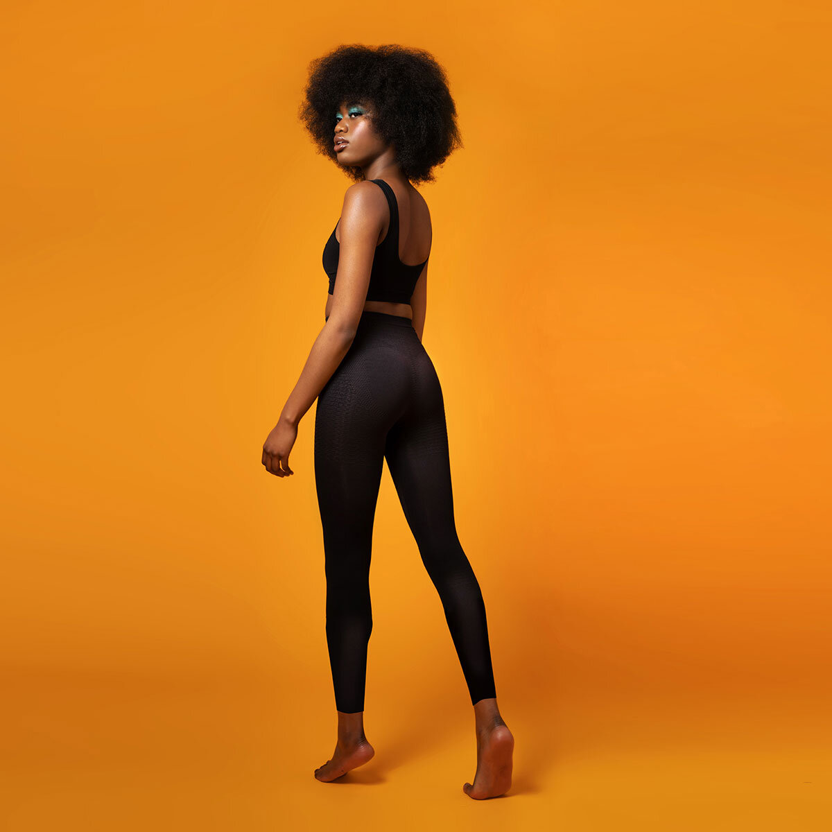 Evenlina full-length micro-massage compression leggings