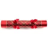 Tom Smith 14 Inch (36 cm) Deluxe Christmas Crackers 8 Pack With Silver Plated Party Favours in 2 Styles