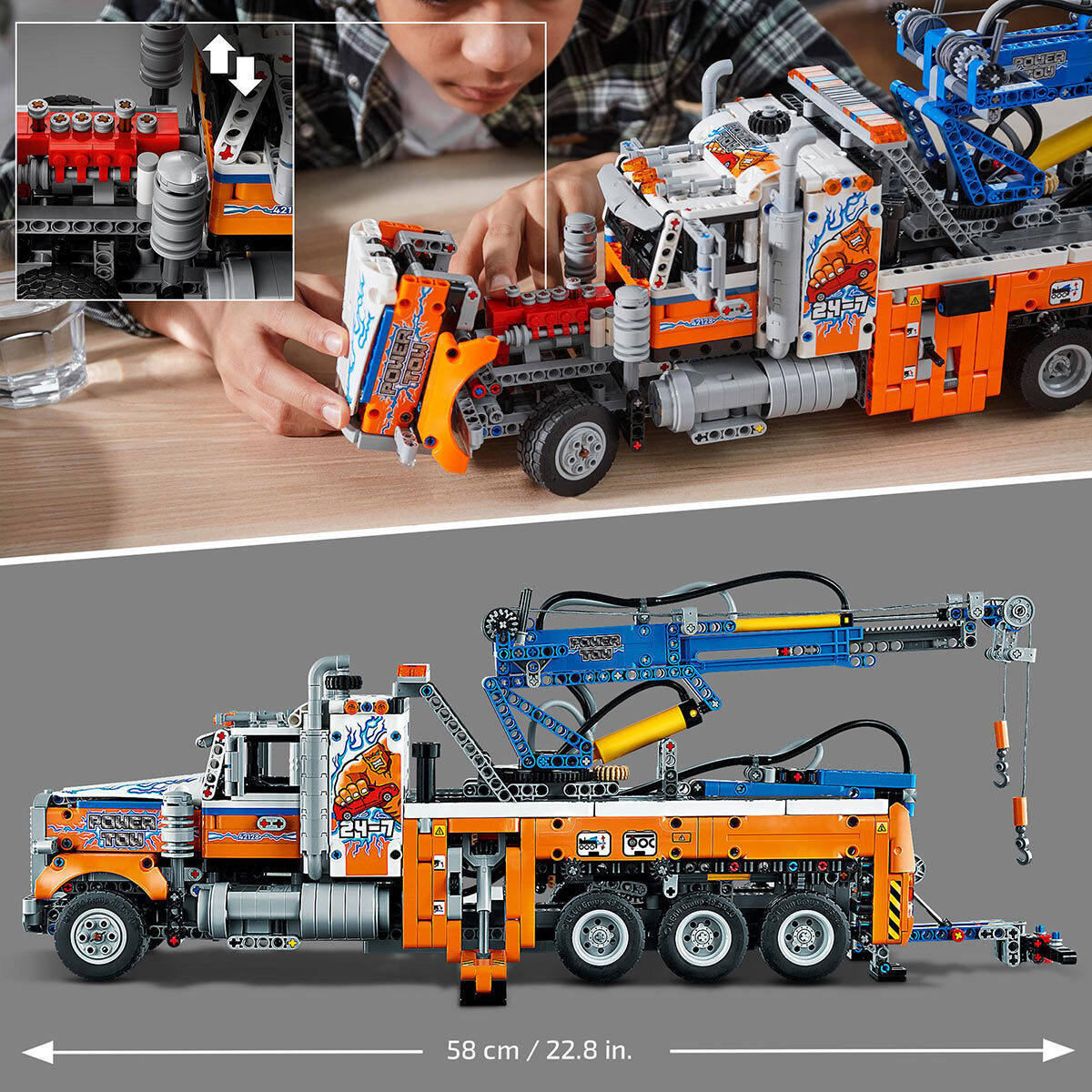 Buy LEGO Technic Heavy Duty Tow-Truck Details4 Image at Costco.co.uk