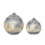 Glass Rotating Balls Assortment- Set of 2 Glass Rotating Balls Assortment- Set of 2