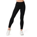 Lemon Ladies Ribbed Legging 2 Pack in Black