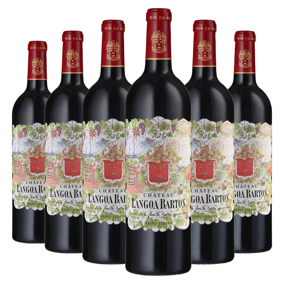 Chateau Langoa Barton St Julien GCC 2021, 6 x 75cl