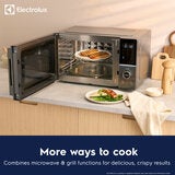 Lifestyle image of microwave on top of kitchen counter Lifestyle image of microwave on top of kitchen counter
