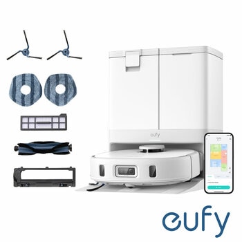 Eufy X10 Pro Omni Robot Vacuum & Mop, All-in-One Station with Ultimate Accessory Kit