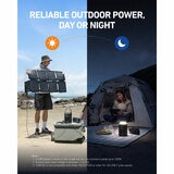 Anker C300X DC Portable Power Station + 100W Foldable Solar Panel