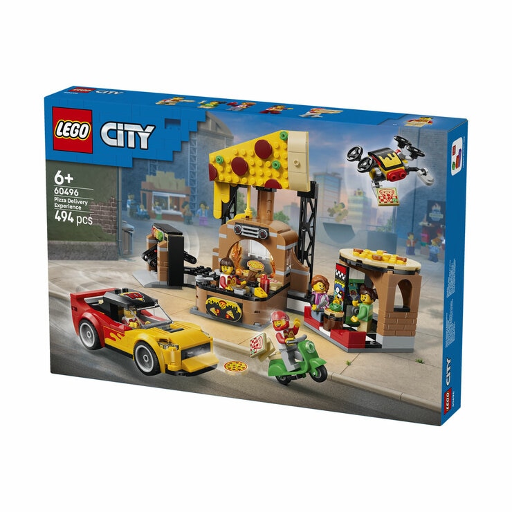 LEGO City Pizza Delivery Experience with Vehicles - Model 60496 (6+ Years) LEGO City Pizza Delivery Experience with Vehicles - Model 60496 (6+ Years)