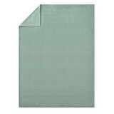 Casual Living Textured Plush Throw in Green, 127 x 177 cm