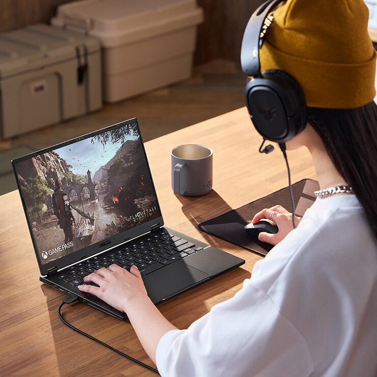 ASUS TUF, AMD Ryzen AI  7, 16GB RAM, 1TB SSD, NVIDIA GeForce RTX 5050, 14" Gaming Laptop, FA401KH-RG005W