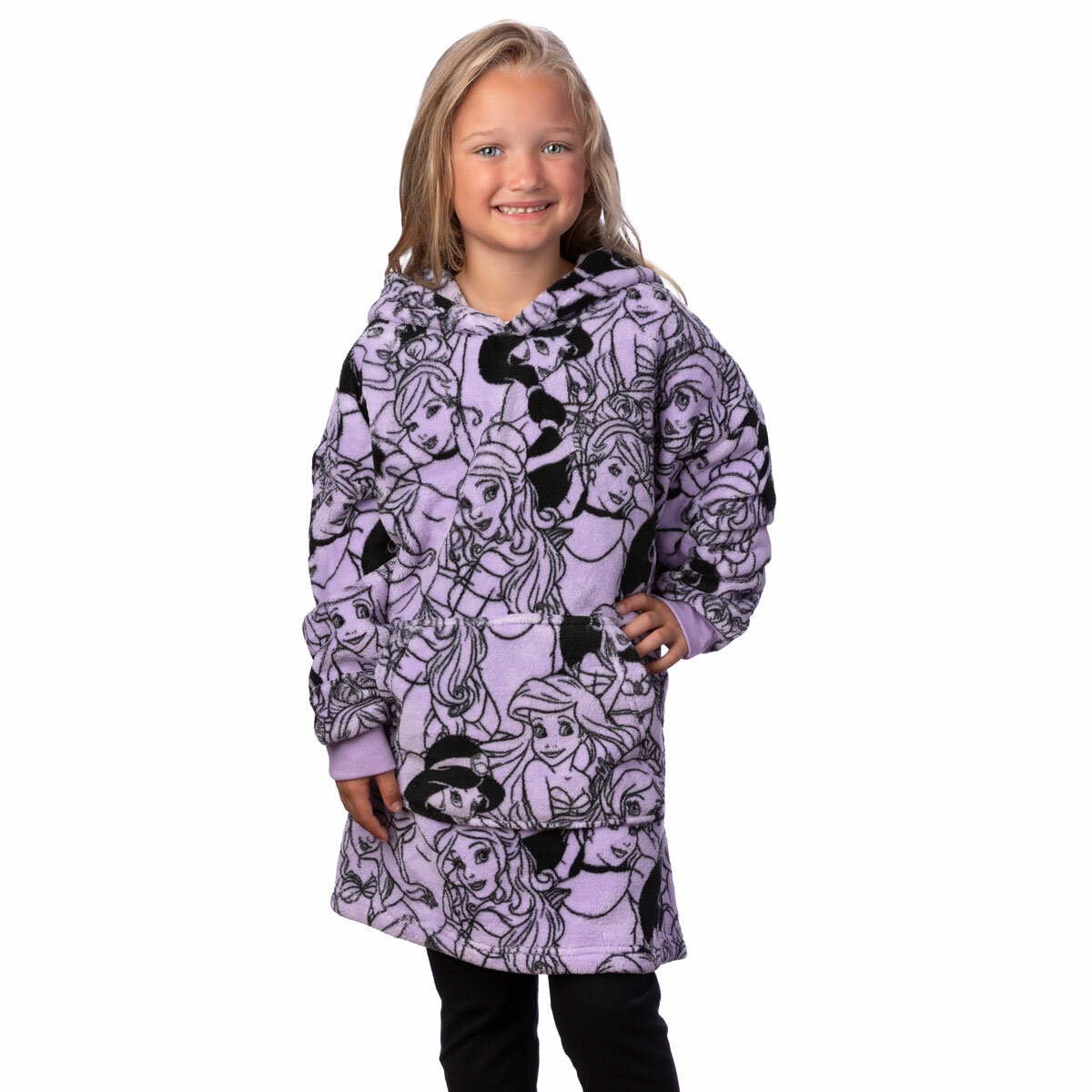 Character Kid's Oversized Hoodie in Princess Character Kid's Oversized Hoodie in Princess