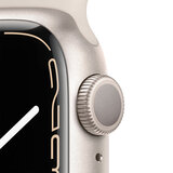 Buy Apple Watch Series 7 GPS, 41mm Starlight Aluminium Case with Starlight Sport Band, MKMY3B/A at costco.co.uk