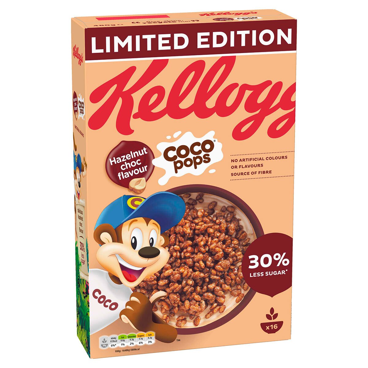 Kellogg's Coco Pops Hazelnut Flavour, 2 x 480g