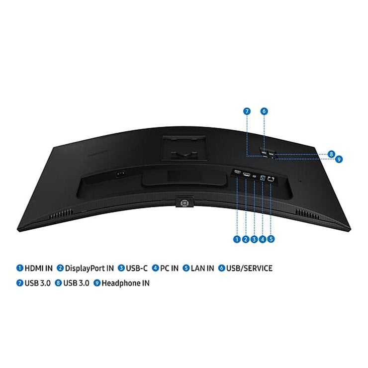 Samsung S65UC 34 Inch UWQHD 100Hz VA Curved Monitor, LS34C652UAUXXU