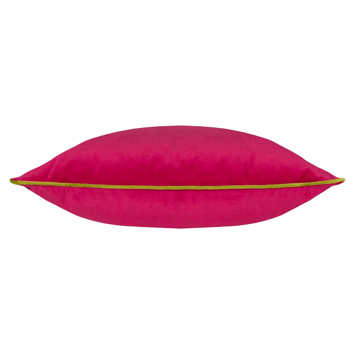 Furn Meridian Pink Velvet Feather Fill Cushion, 55 x 55 cm