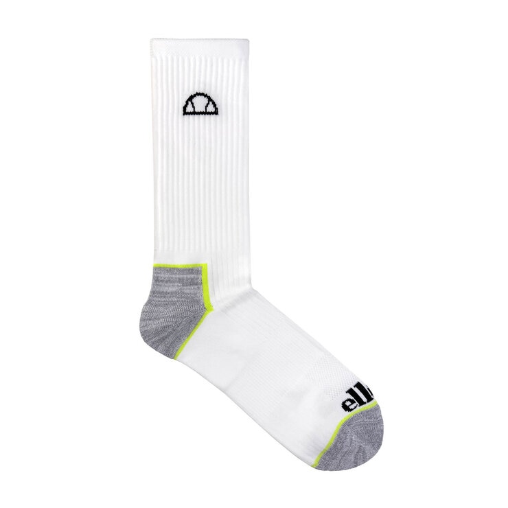 Ellesse Men's Performance Crew Socks 6 Pack in White