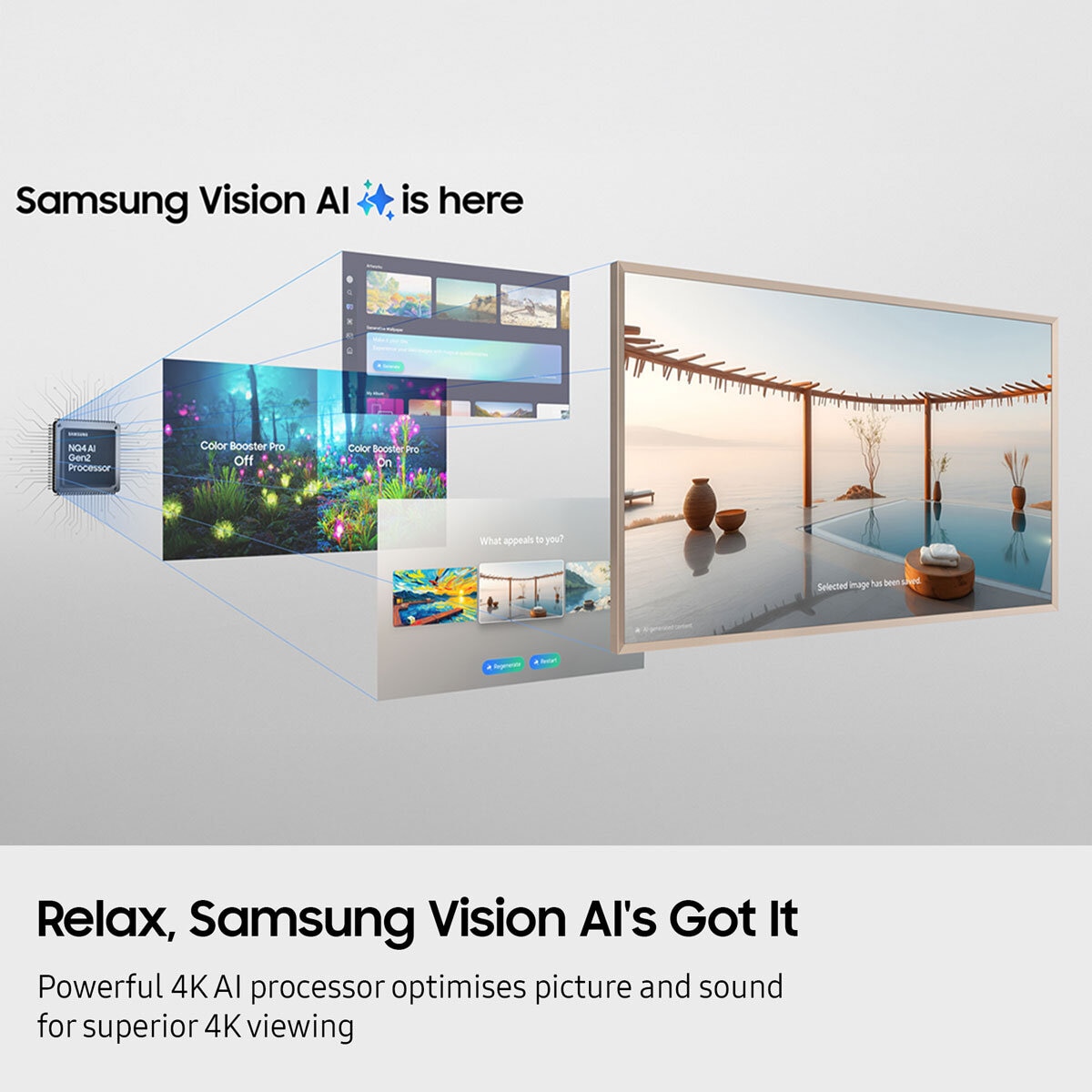 Buy Samsung QE43LS03FAUXXU 43 Inch Frame QLED 4k Ultra HD Smart TV at Costco.co.uk