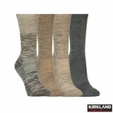 Kirkland Signature Ladies Merino Wool Blend Sock, 4 Pack