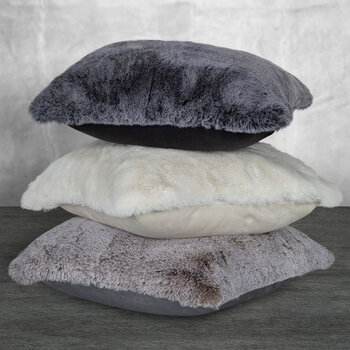 Mon Chateau Oversized Ultra Luxe Faux Fur Cushion in 3 Colours