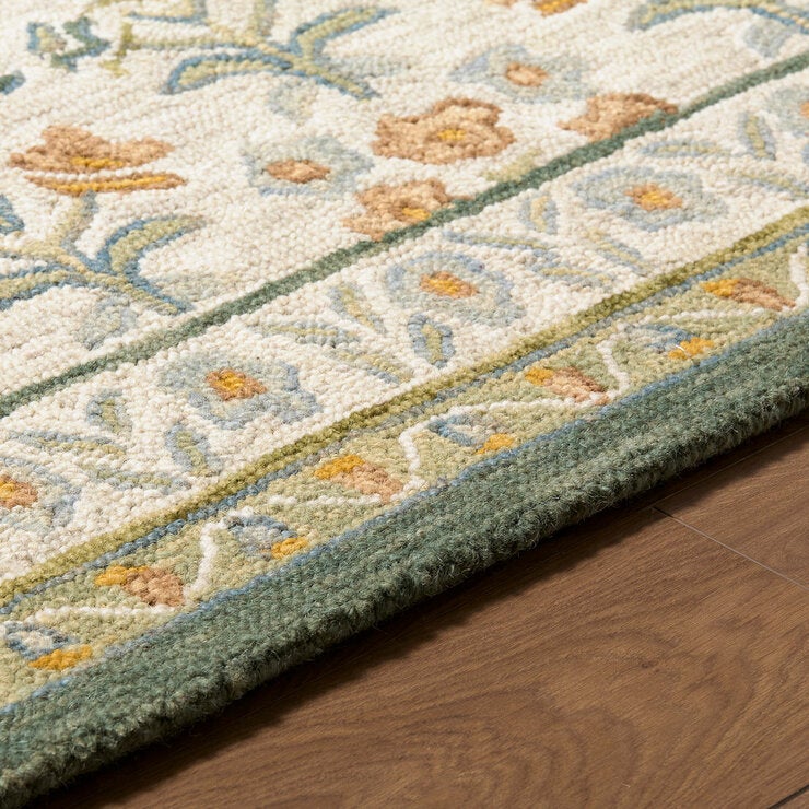 Livabliss Fairfax Green Wool Rug, In 2 Sizes Livabliss Fairfax Green Wool Rug, In 2 Sizes