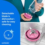 Lifestyle image showing detachable blade suitable for dishwashing