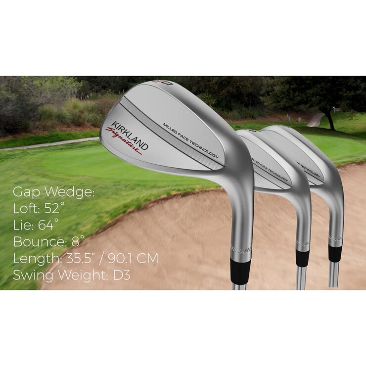 Kirkland Signature 3 Piece Golf Wedge Set