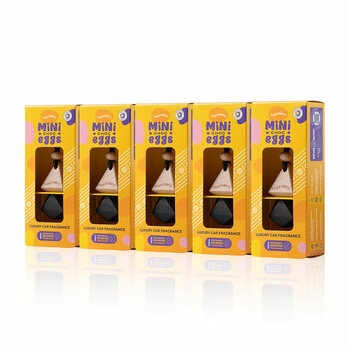 Carfume Mini Choc Egg Car Air Freshener Bundle 5 pack