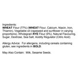 Ryvita Salt & Vinegar Thins, 6 x 125g