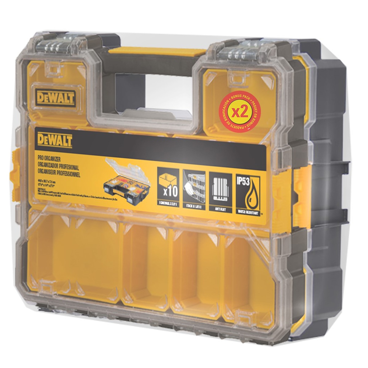 DEWALT® Pro Organisers (1 x Deep, x Shallow) Costco UK