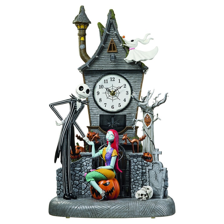 Halloween 21 inch ( 55cm) NBC Animated Clock Tower With Lights And Music