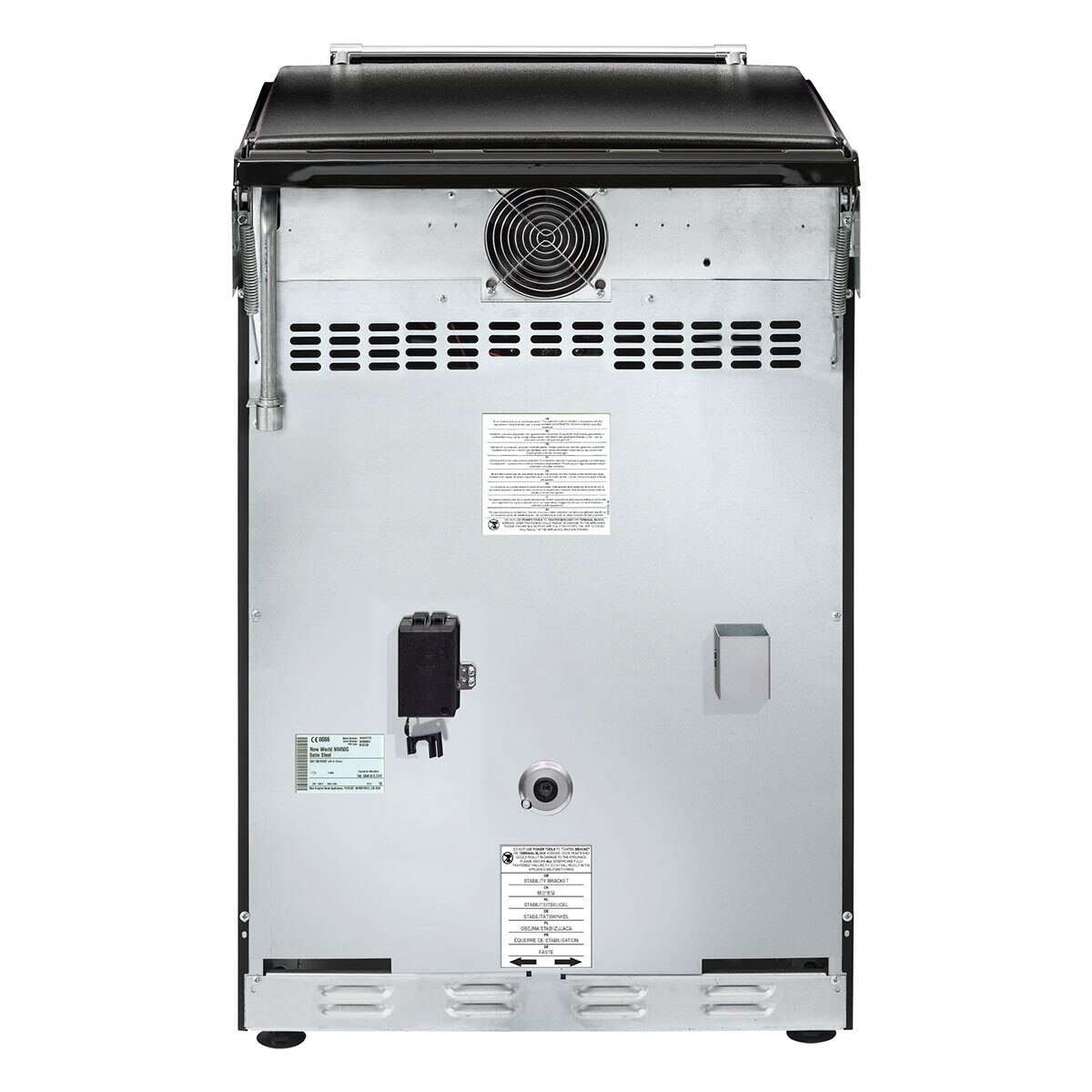 Stoves Richmond 600DF, Dual Fuel Range Cooker A rating in Black Costco UK