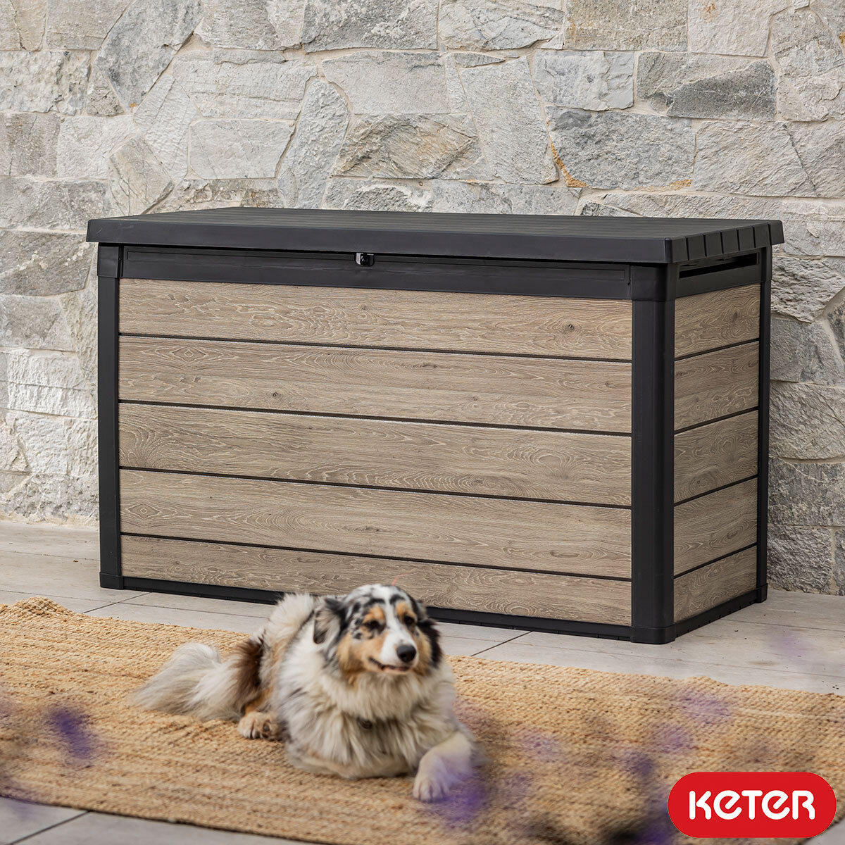 Keter Ashwood Signature 757 Litre Outdoor Storage Deck Box