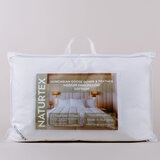 Naturtex Hungarian Goose Down 3-Chamber Pillow, 50 x 75 cm