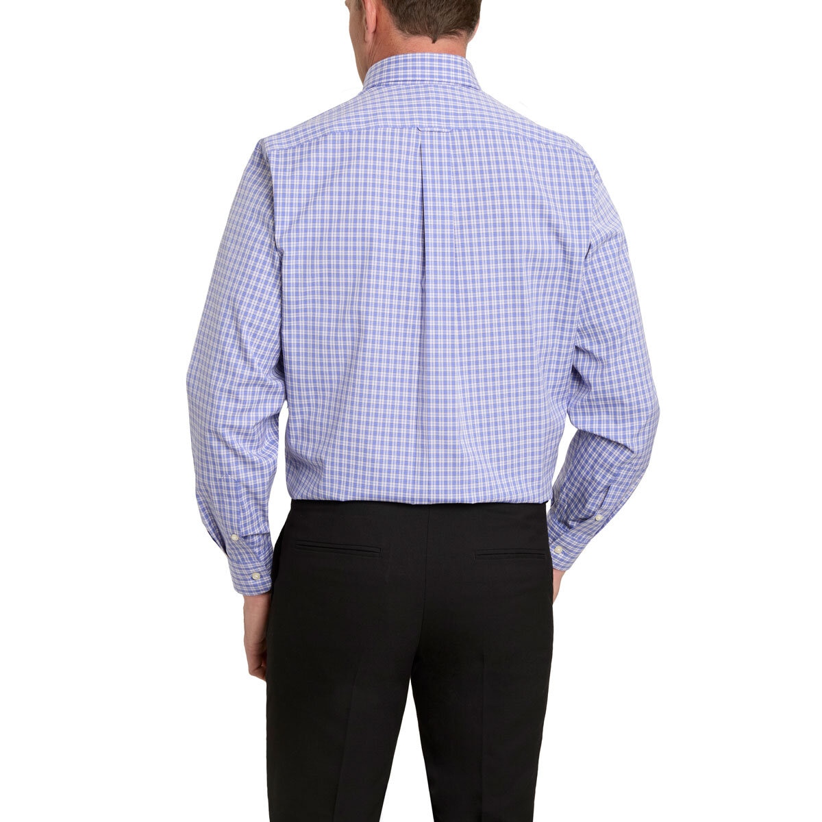 Kirkland Signature Men's Dress Shirt in Light Dark Blue