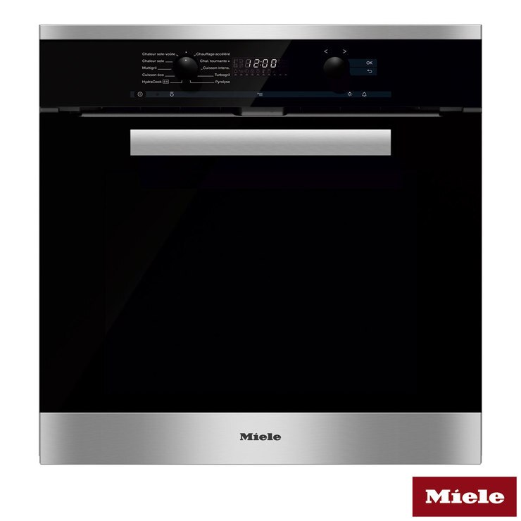 Miele H6400BM, Compact Solo Microwave Oven A Rating in Obisidian Black