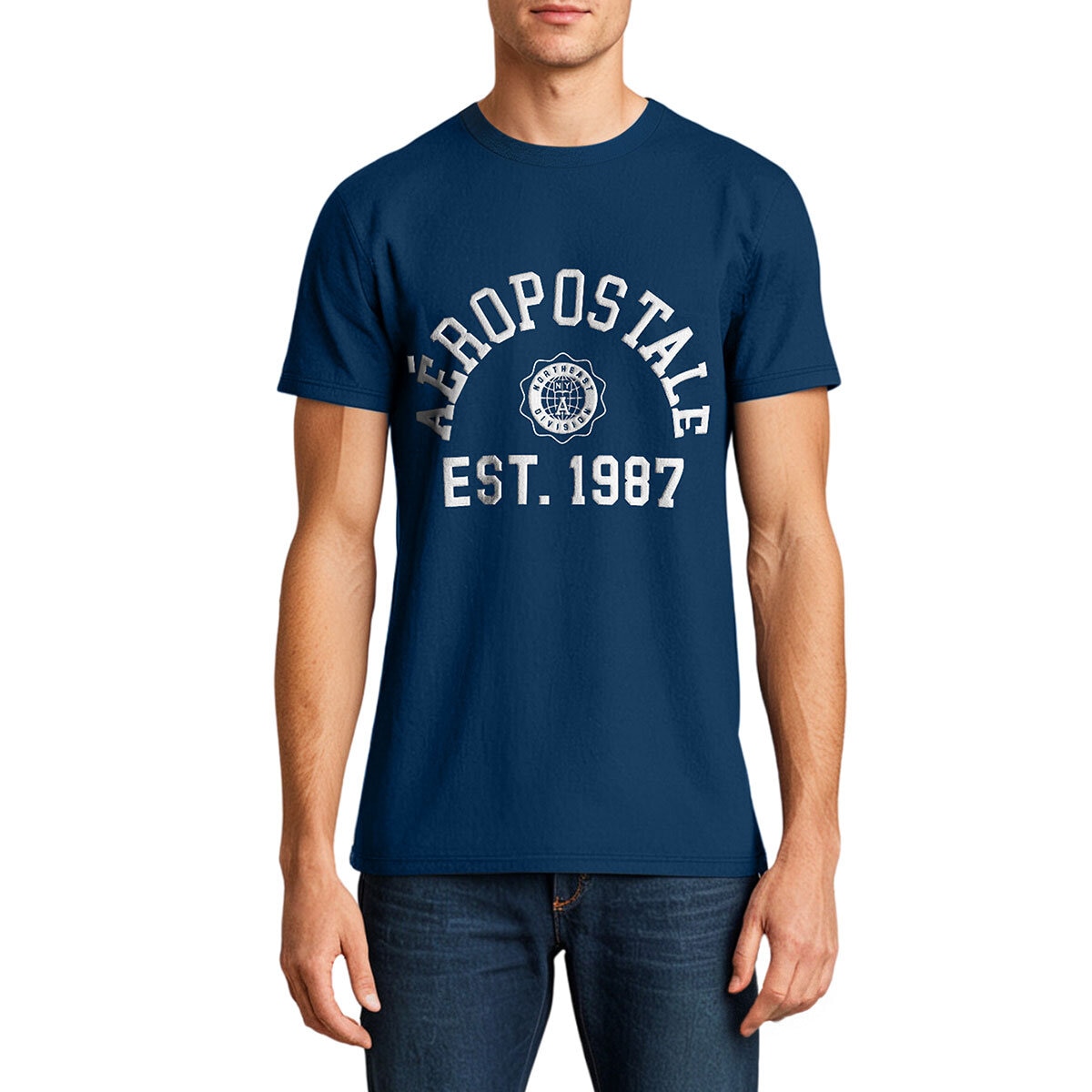 Aeropostale Men's T-Shirt in Blue