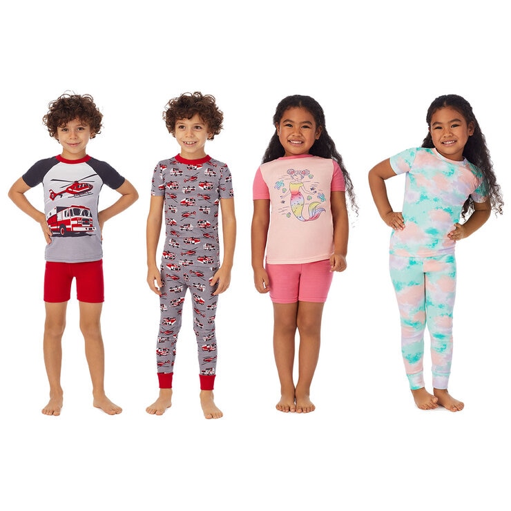 Kirkland Signature Childrens 4 Piece Pyjama Set in Butterflies