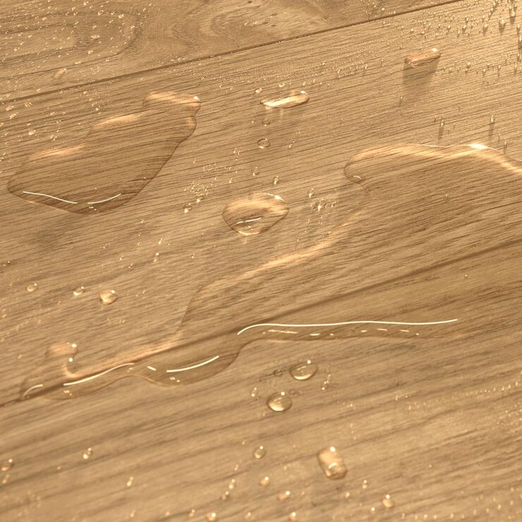 Image of water on top of flooring