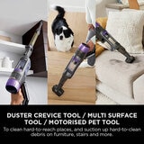 Lifestyle image of Shark PowerDetect Clean & Empty Cordless Pet Vacuum Cleaner with attachments being used Lifestyle image of Shark PowerDetect Clean & Empty Cordless Pet Vacuum Cleaner with attachments being used