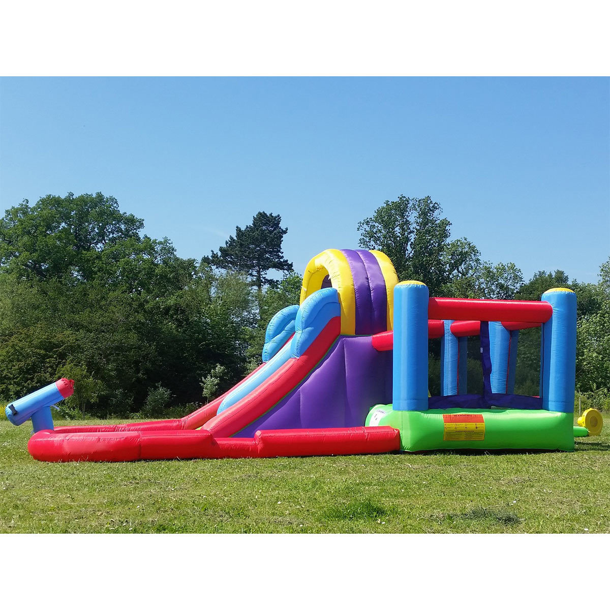 BeBop 7ft 9" Total Wipeout Bouncy Castle and Water Slide (3-10 Years)
