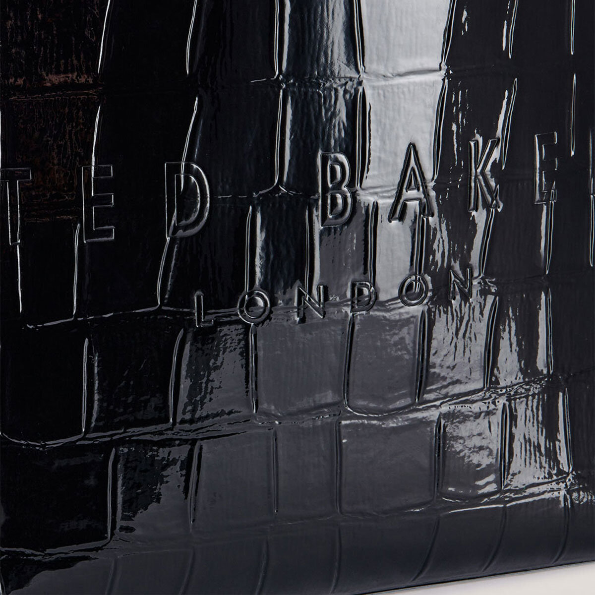 Ted Baker Allicon Tote in Glossy Black