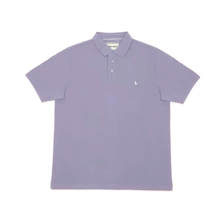 Jack Wills Youth Polo in Grey & Purple Jack Wills Youth Polo in Grey & Purple