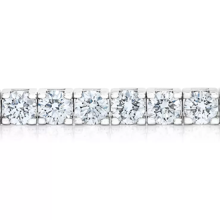 8ctw Diamond Tennis Bracelet, 18ct White Gold