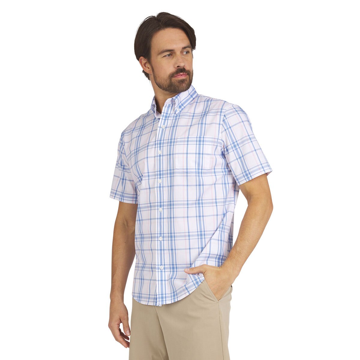Chaps Men’s Easy Care Shirt in White