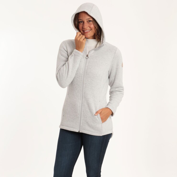 Gerry Stratus Women's Fleece in Grey, Large