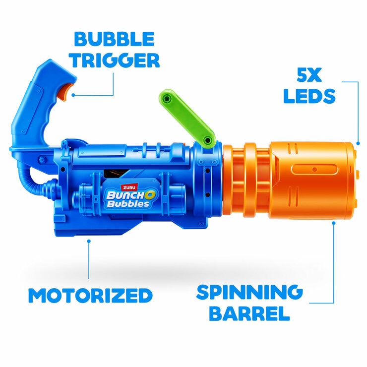 Bunch O Bubbles Spinning Barrel Bubble Blaster by ZURU (3+ Years)
