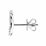 0.15ctw Round Brilliant Diamond Earrings, 18ct White Gold