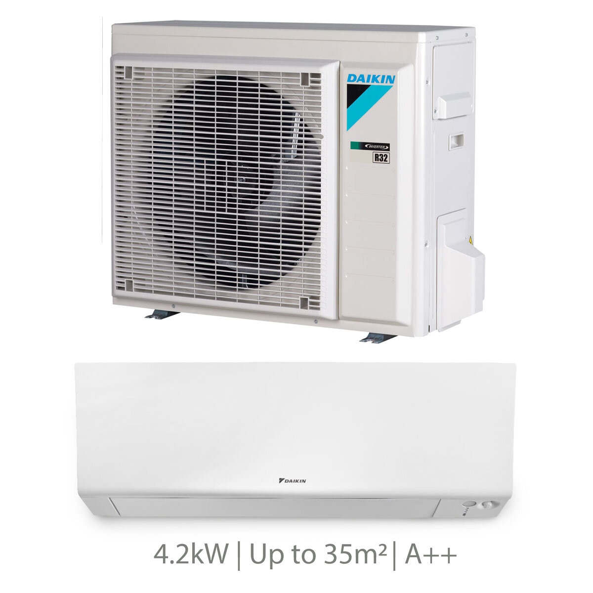 Installed Daikin Perfera 4.2kW Single Split Air Conditioning Unit for Domestic Use