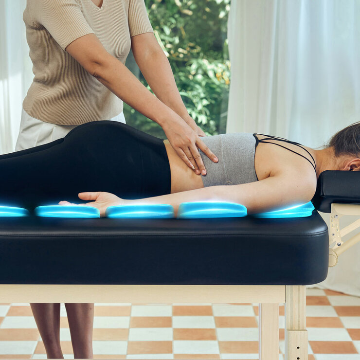 Master Massage AirMaster 76cm Airwave Massage Table, Natural Frame